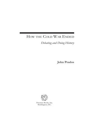 cover image of How the Cold War Ended